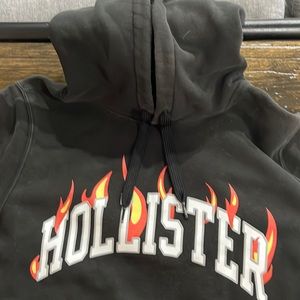 Hollister Black Sweatshirt Sz M